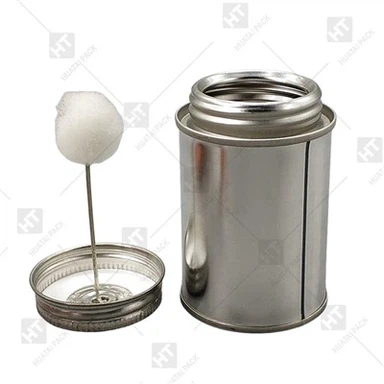 قوطی چسب PvC Round Metal Round PvC